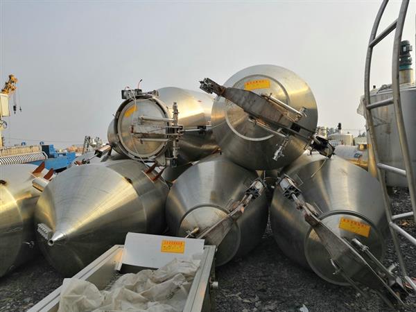 搅拌站设备拆除北京天津整厂旧设备化工厂设备回收