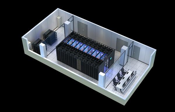 广州机房模块化效果图制作|720度机房全景图设计