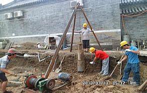 北京打桩公司旋挖桩钢板桩钻孔灌注桩基础打桩