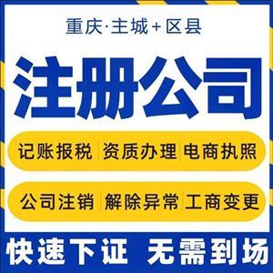 重庆渝中区公司注册营业执照办理公司地址变更办理