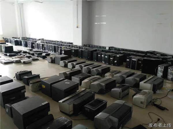 广州回收电脑显示器库房服务器库房机柜库房废旧物资