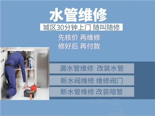 杨浦区虹口区水管维修 各种疑难安装检修 雨水管改装