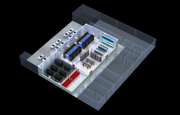 榆林某医院放射科机房改造项目效果图制作设计