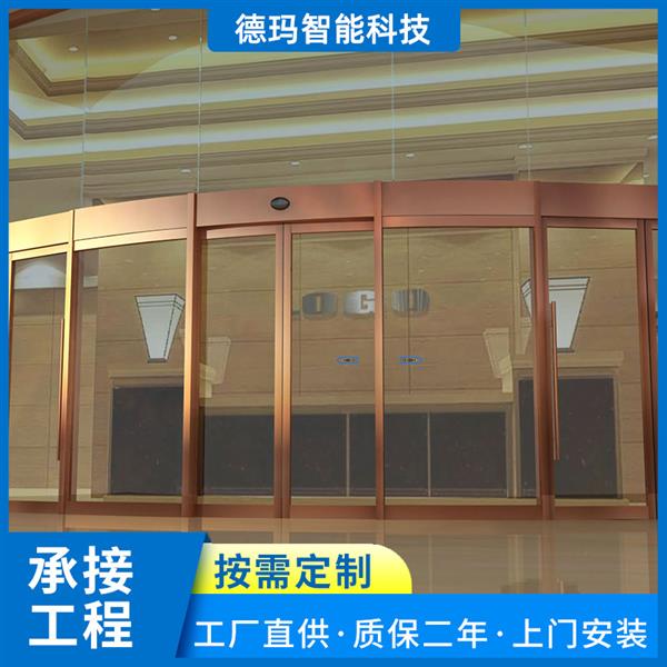 广州办公楼感应玻璃大门 广东单开自动感应门