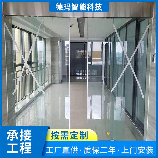 广州自动感应门玻璃平移门定制 从化自动平移门厂家