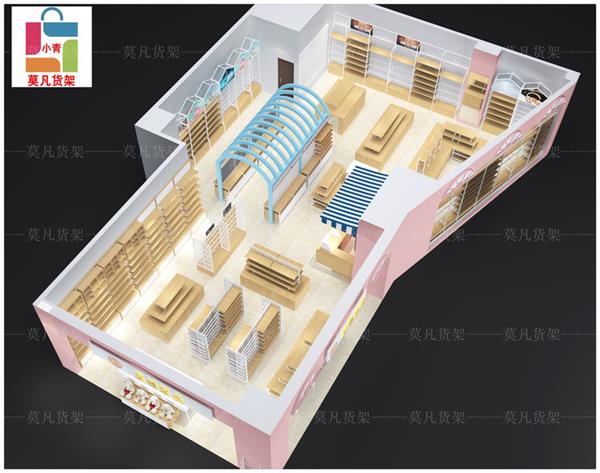 咸阳百货货架按需定制、精品潮玩货架空间