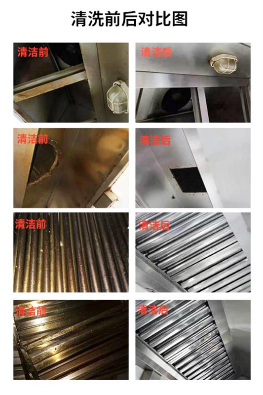 上海长宁区江苏路饭店油烟管道清洗 厨房设备清洗维修