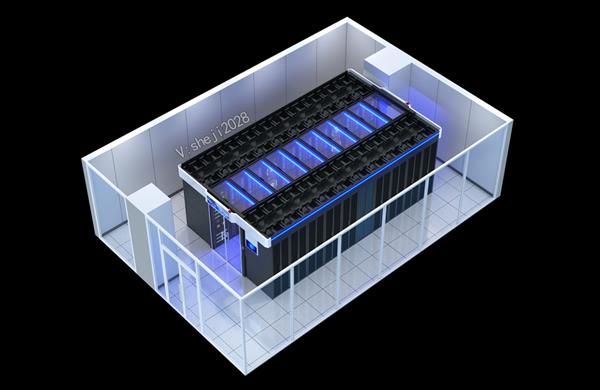 北京某学院机房建设|智慧教室|监控会议室效果图制作