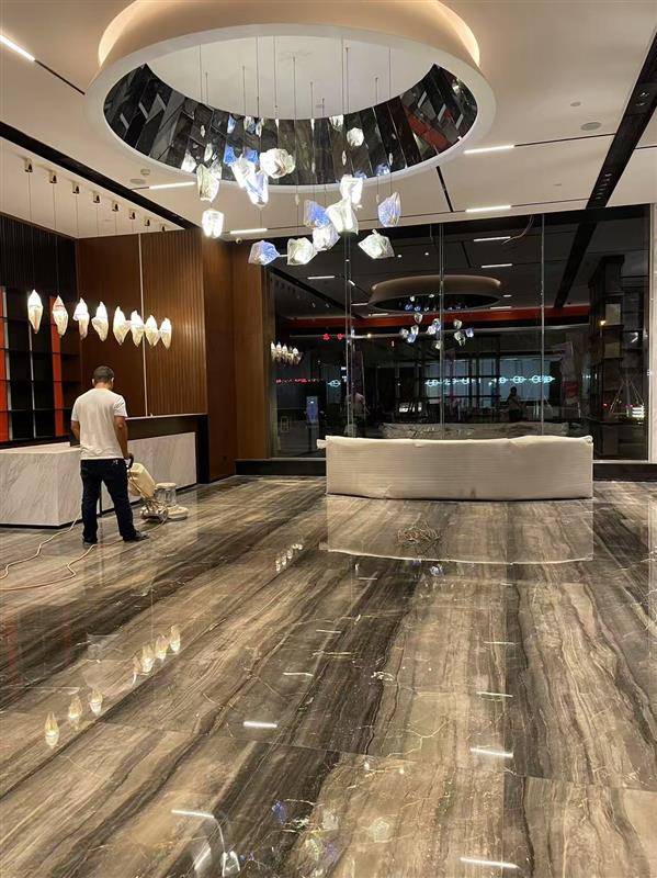 广州各区新铺大理石开缝补胶打磨结晶旧大理石水磨石翻新养护