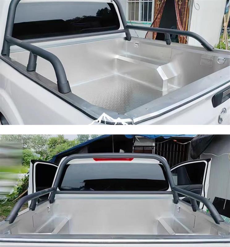 锐骐6纳瓦拉np皮卡车不锈钢后箱宝货箱宝车垫改装