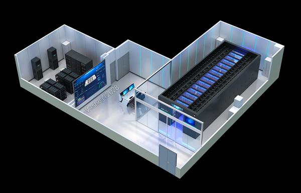 济南智能化机房建设|开闭站|操作间中控室效果图制作