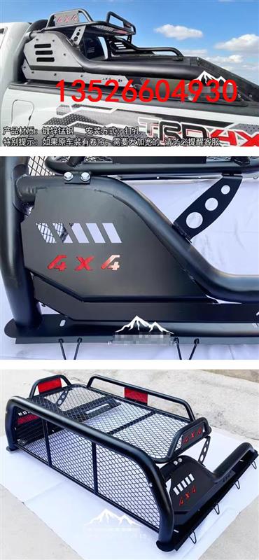 坦途公羊道奇猛禽f150皮卡带筐后备箱龙门架防滚架