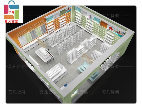 百货精品货架门店场景陈列设计方案