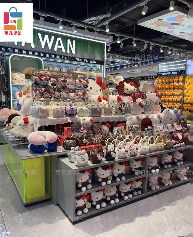 新款饰品百货货架美学理念设计的布局与展示