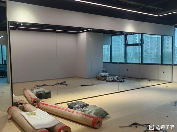 北京金融街安装玻璃镜子 西城区定做舞蹈镜子