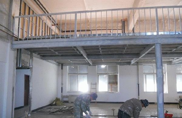 钢结构阁楼楼梯搭建,室内阁楼二层扩建钢结构隔层