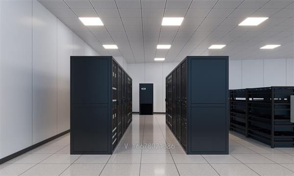 郑州报告厅拼接屏|多功能厅|机房配电间效果图设计