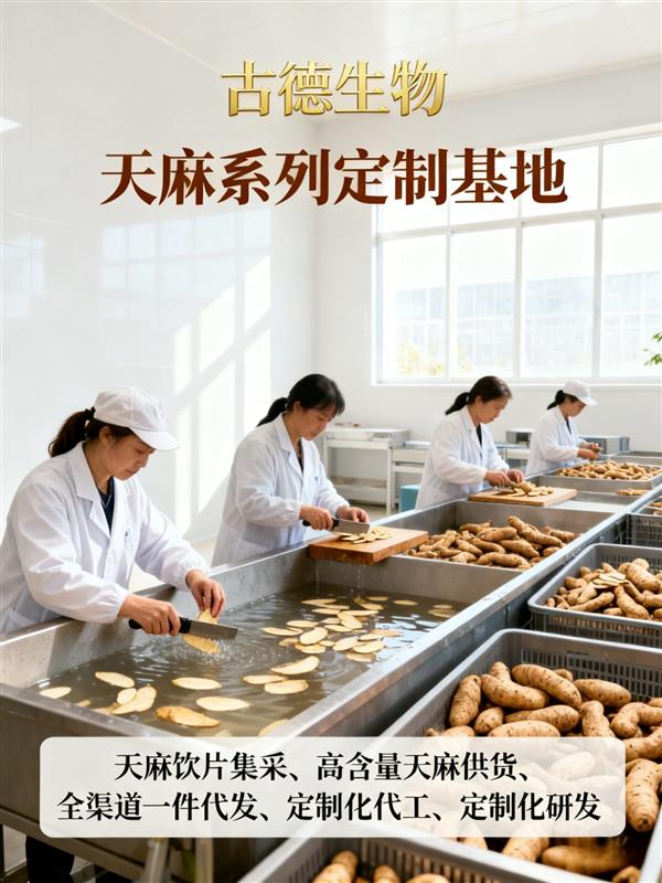 古德生物天麻浸出物百分54研发合作天麻素百分0.5