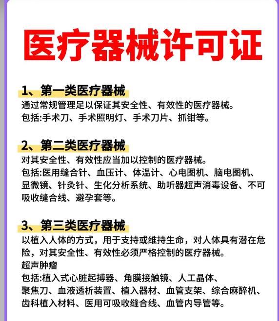 深圳市医疗器械分类及资质许可证办理