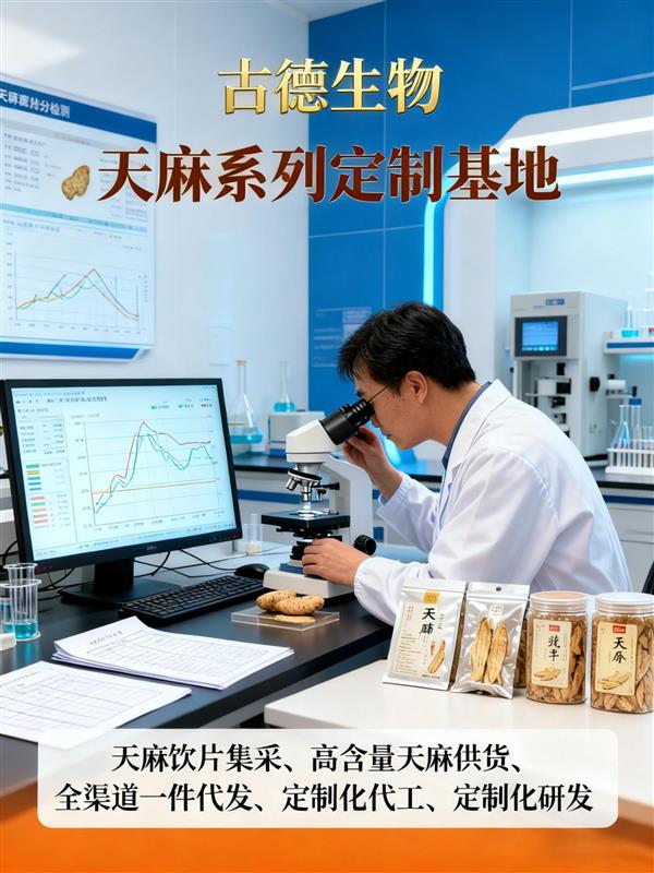 古德生物高含量浸出物百分46供货天麻素百分0.5