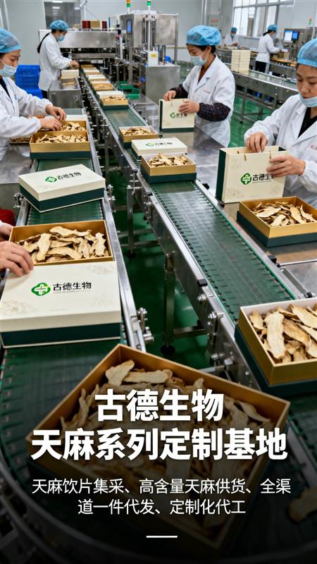 古德生物浸出物百分55天麻素百分0.5全程可追溯