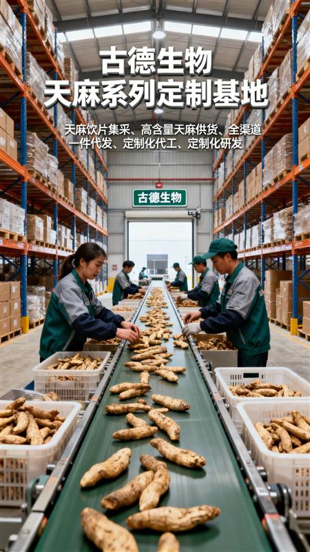 天麻直批浸出物百分53天麻素百分0.5库存充足稳定