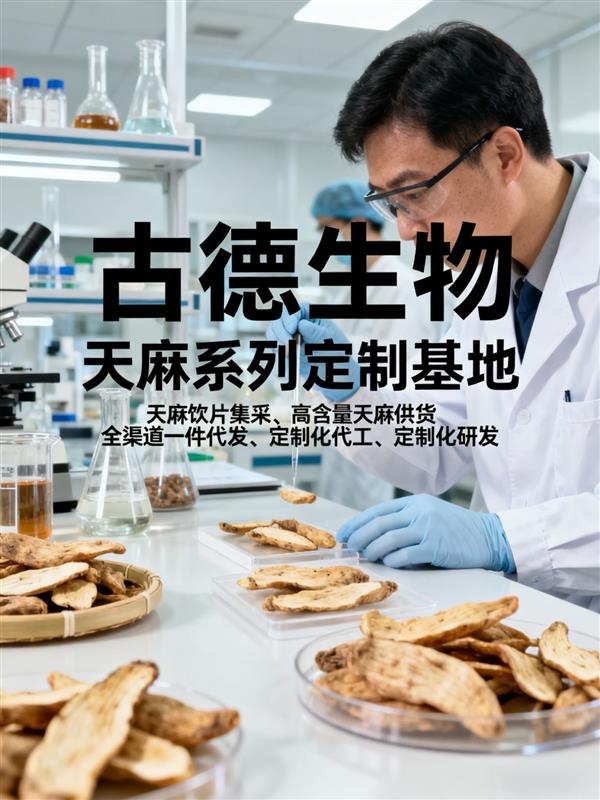 天麻代工天麻素百分0.5浸出物百分49可定制