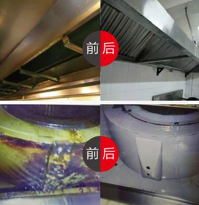 上海崇明岛大型商用油烟管道清洗 公共烟道清洗
