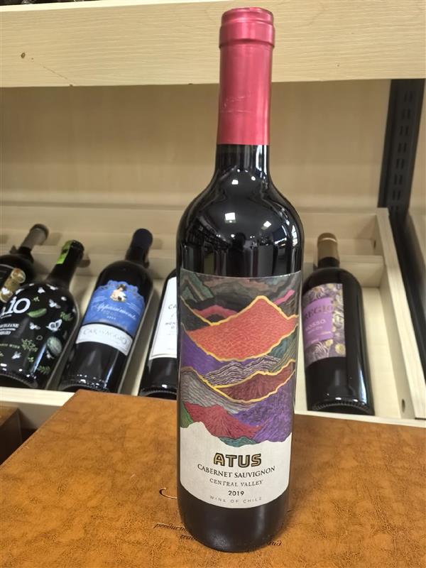 智利进口阿图斯赤霞珠珍藏葡萄酒 原装进口红酒批发